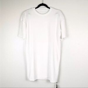 ASOS 4th & Reckless Cloud Oversized Toweling Oversized Tee‎ White Sz XXS